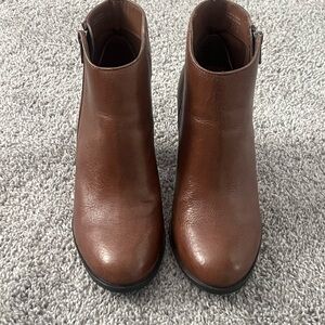 Aldo Chestnut Ankle Booties